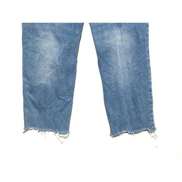 BDG Urban Outfitters Mom Jeans Button Fly Women 27 Distressed Ripped Torn Grunge - Picture 7 of 11